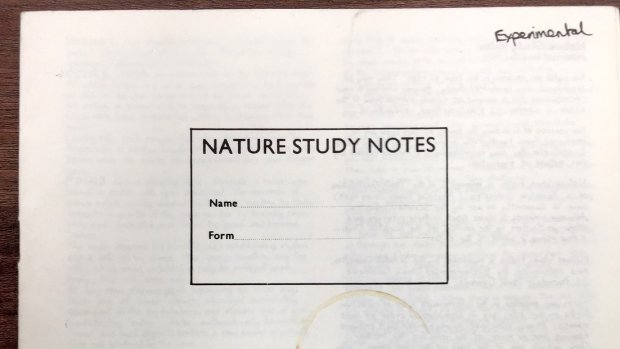 the cover page of "Nature Study Notes"