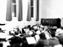 Paul G Terry - conducting rehearsal of Dreamers of Dreams, Canterbury, Kent